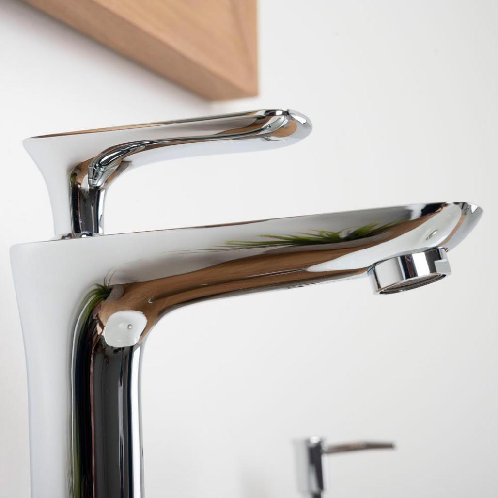 Robinet haut pour vasque salle de bain Ems chrome Robinet haut pour vasque salle de bain Ems chrome