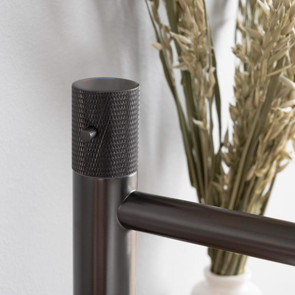 Mitigeur progressif haut pour vasque Irminio gun-métal Mitigeur progressif haut pour vasque Irminio gun-métal