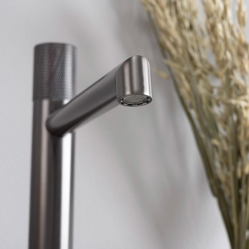 Mitigeur progressif haut pour vasque Irminio gun-métal Mitigeur progressif haut pour vasque Irminio gun-métal