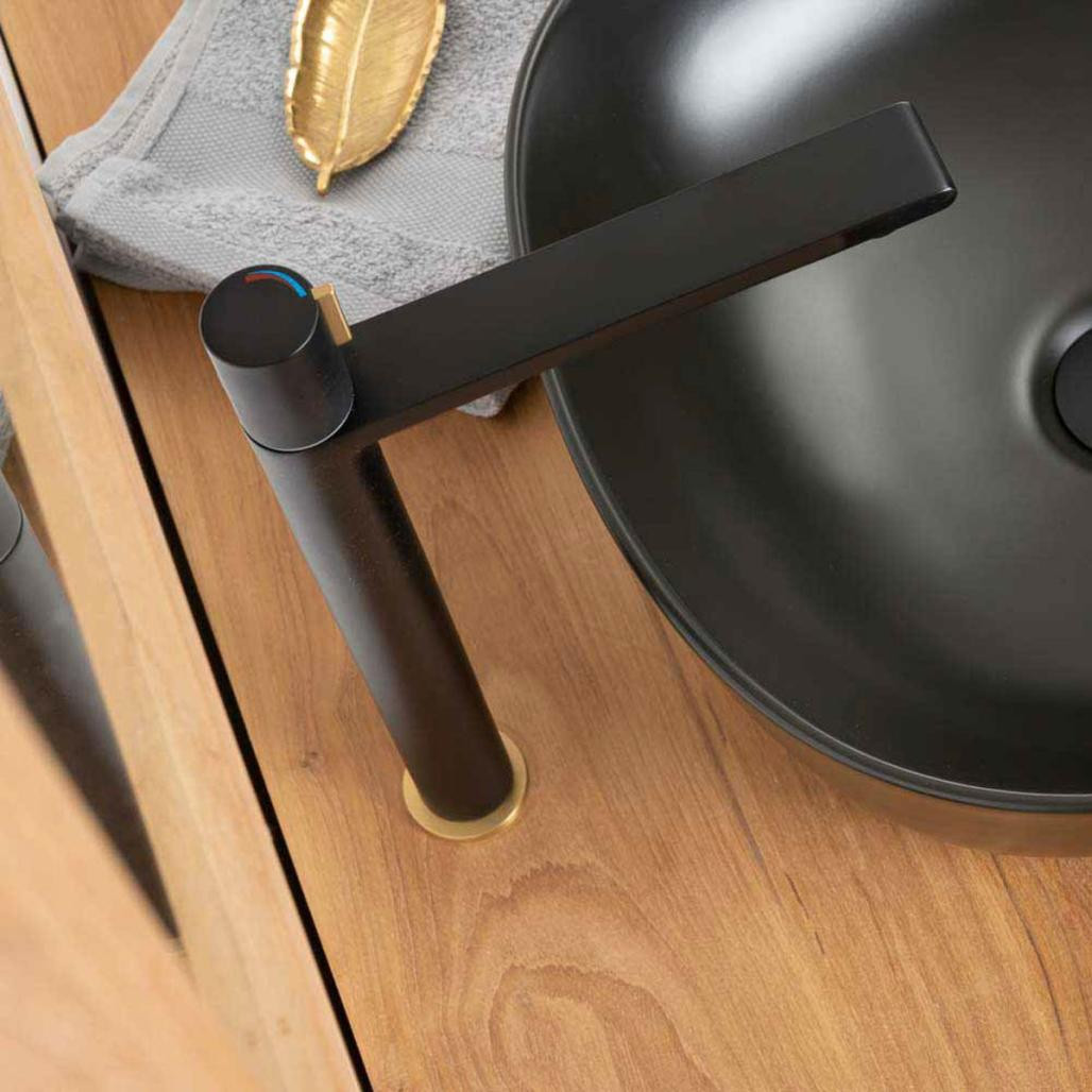 Robinet lavabo mitigeur progressif Tamise black Robinet lavabo mitigeur progressif Tamise black