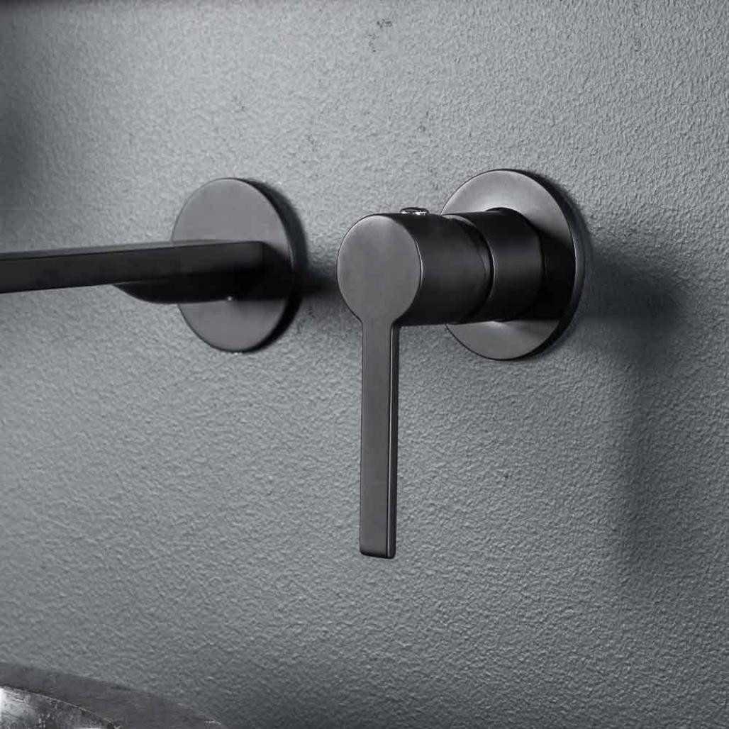 Mitigeur mural pour lavabo Tamise noir Mitigeur mural pour lavabo Tamise noir