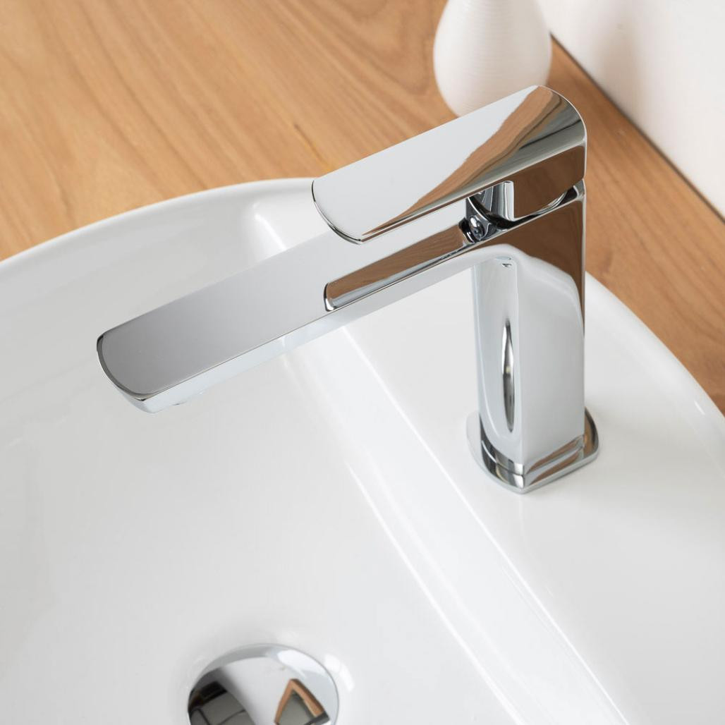 Robinet pour lavabo mitigeur Louga chrome Robinet pour lavabo mitigeur Louga chrome