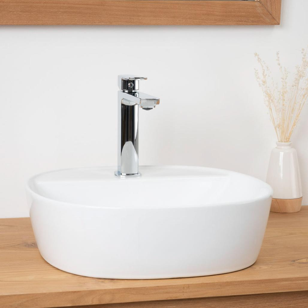 Robinet pour lavabo mitigeur Louga chrome Robinet pour lavabo mitigeur Louga chrome