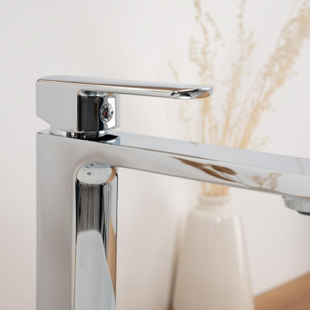 Robinet pour lavabo mitigeur Louga chrome Robinet pour lavabo mitigeur Louga chrome
