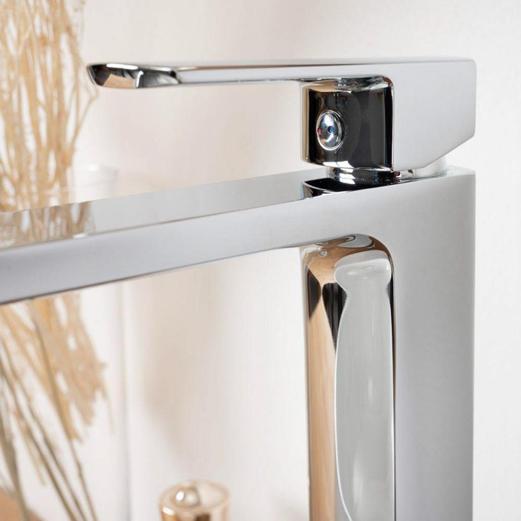 Mitigeur haut pour vasque à poser Louga chrome Mitigeur haut pour vasque à poser Louga chrome