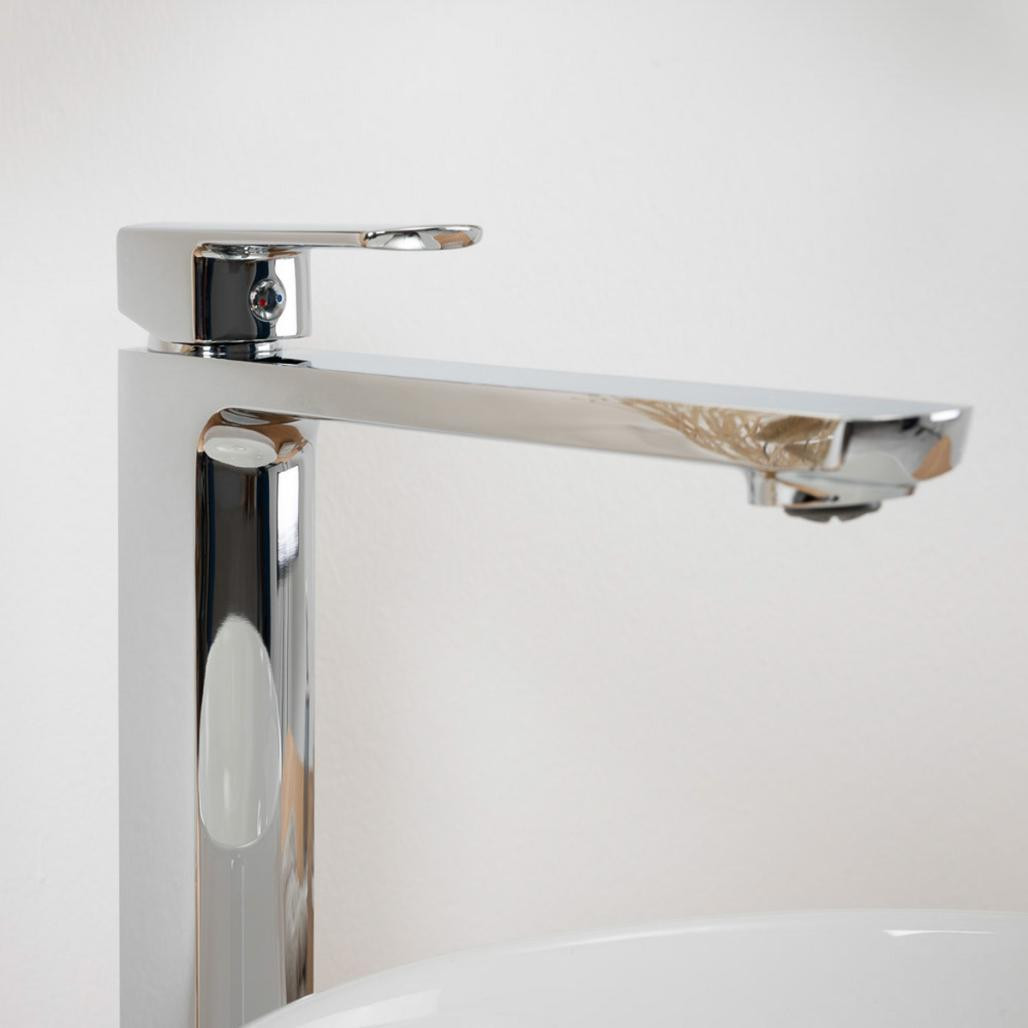 Mitigeur haut pour vasque à poser Louga chrome Mitigeur haut pour vasque à poser Louga chrome