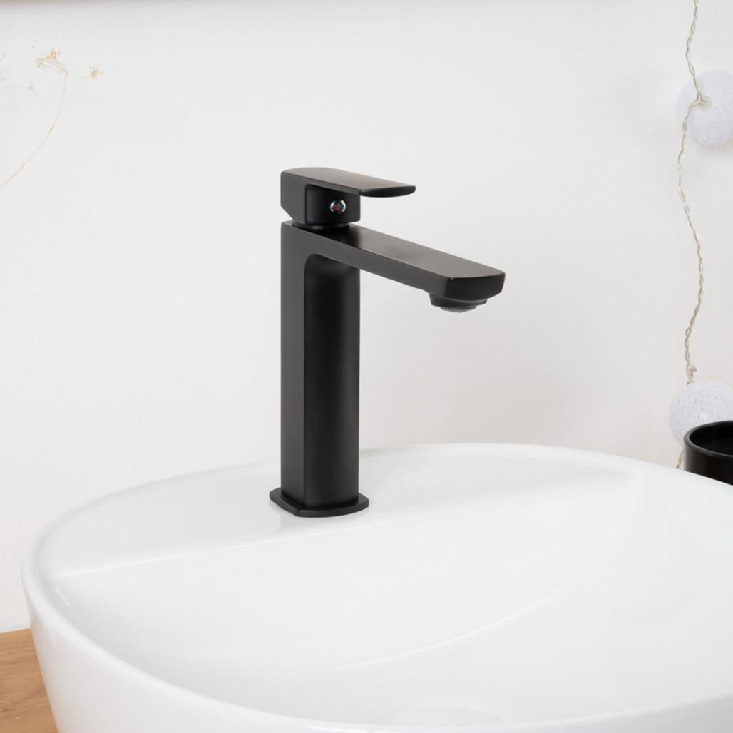 Robinet noir pour lavabo Louga Robinet noir pour lavabo Louga