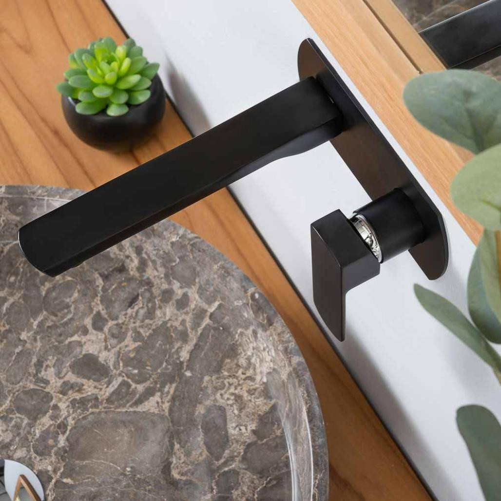 Robinet mitigeur encastrable Louga noir Robinet mitigeur encastrable Louga noir
