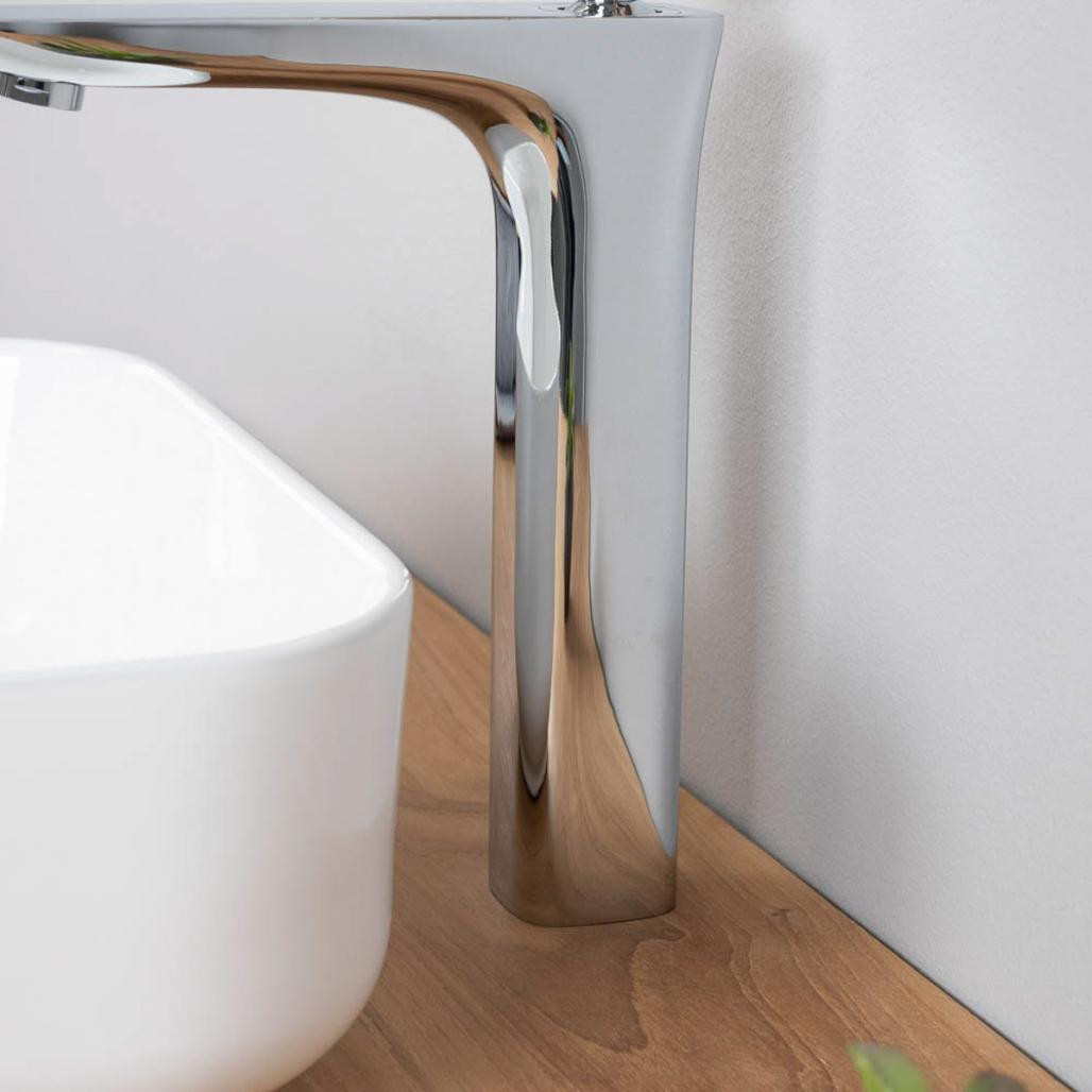 Robinet surélevé mitigeur Glomma chromé