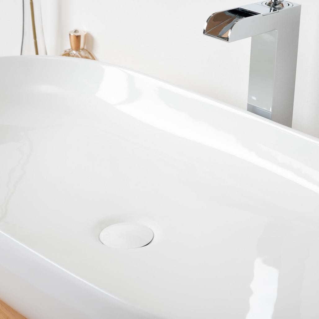 Grande vasque céramique Phébie 82cm Grande vasque céramique Phébie 82cm