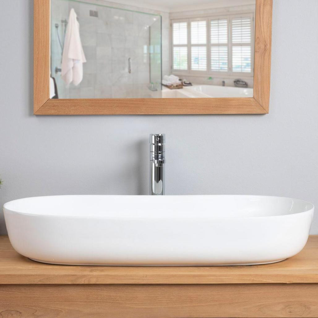 Grande vasque céramique Phébie 82cm Grande vasque céramique Phébie 82cm