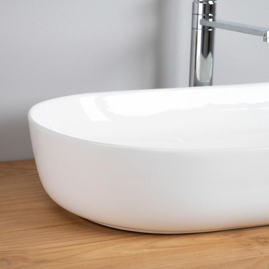 Grande vasque céramique Phébie 82cm Grande vasque céramique Phébie 82cm