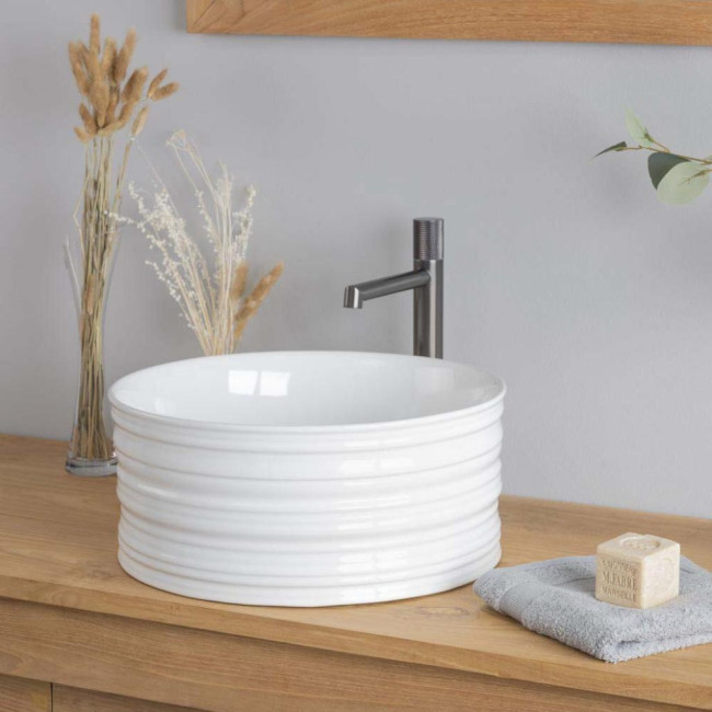 Vasque à poser en céramique Trooper 40cm
