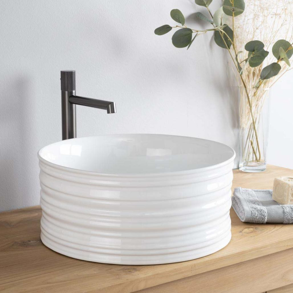 Vasque à poser en céramique Trooper 40cm Vasque à poser en céramique Trooper 40cm