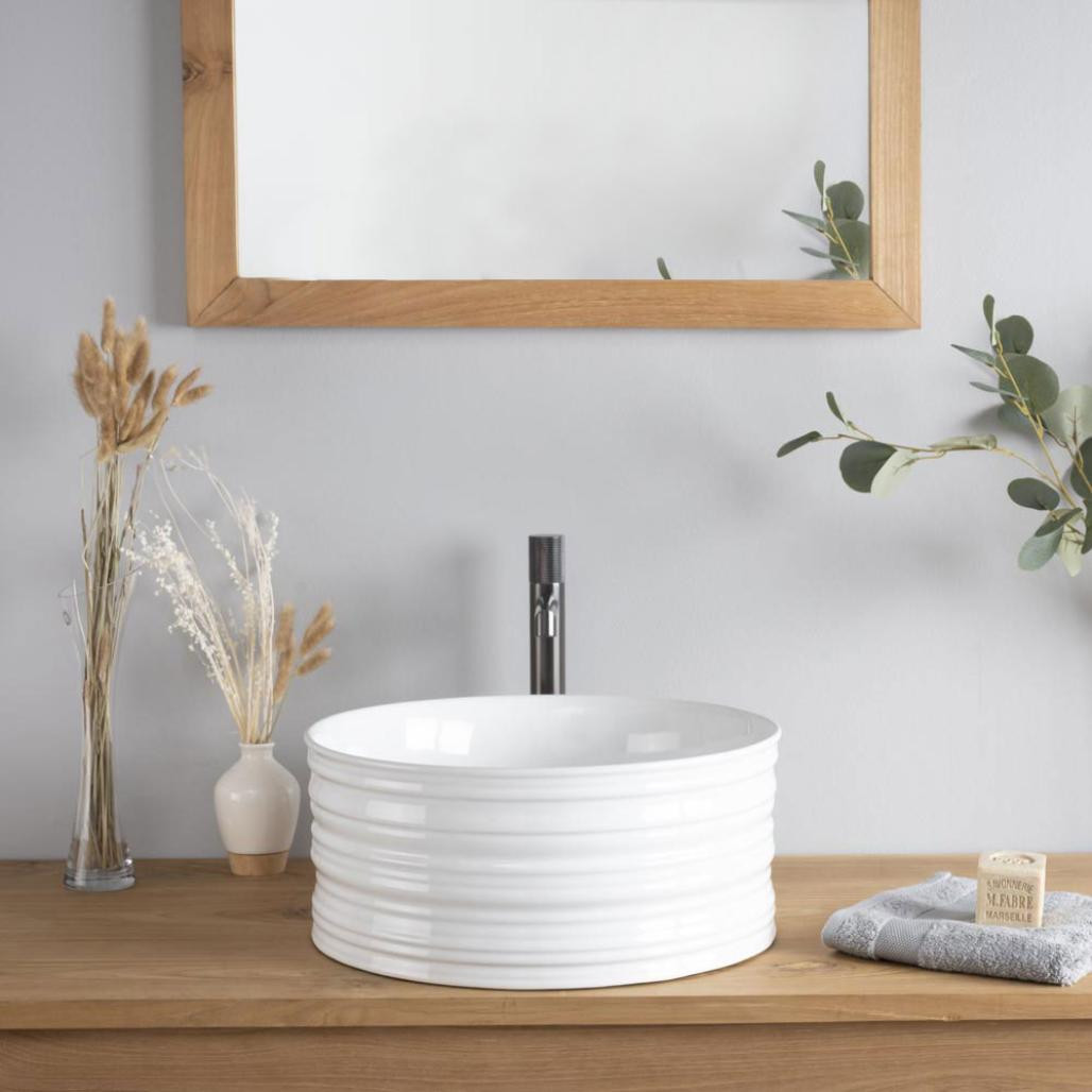 Vasque à poser en céramique Trooper 40cm Vasque à poser en céramique Trooper 40cm