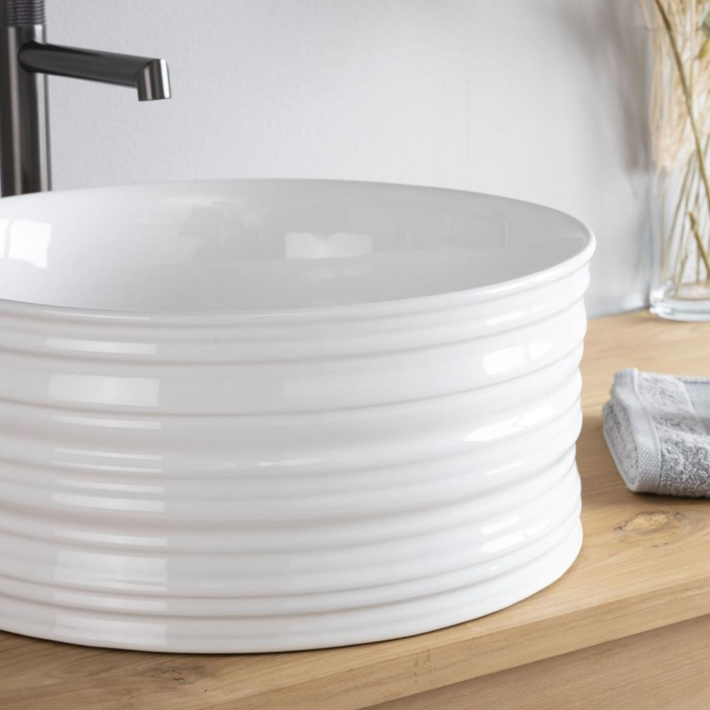 Vasque à poser en céramique Trooper 40cm Vasque à poser en céramique Trooper 40cm