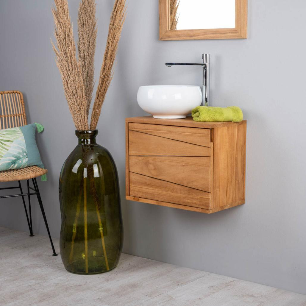 Petite vasque en céramique ronde Opium 31cm