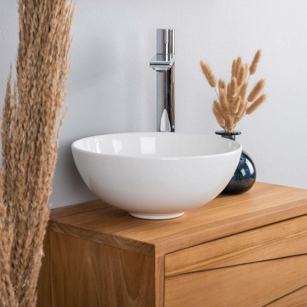 Petite vasque en céramique Luna 28 cm