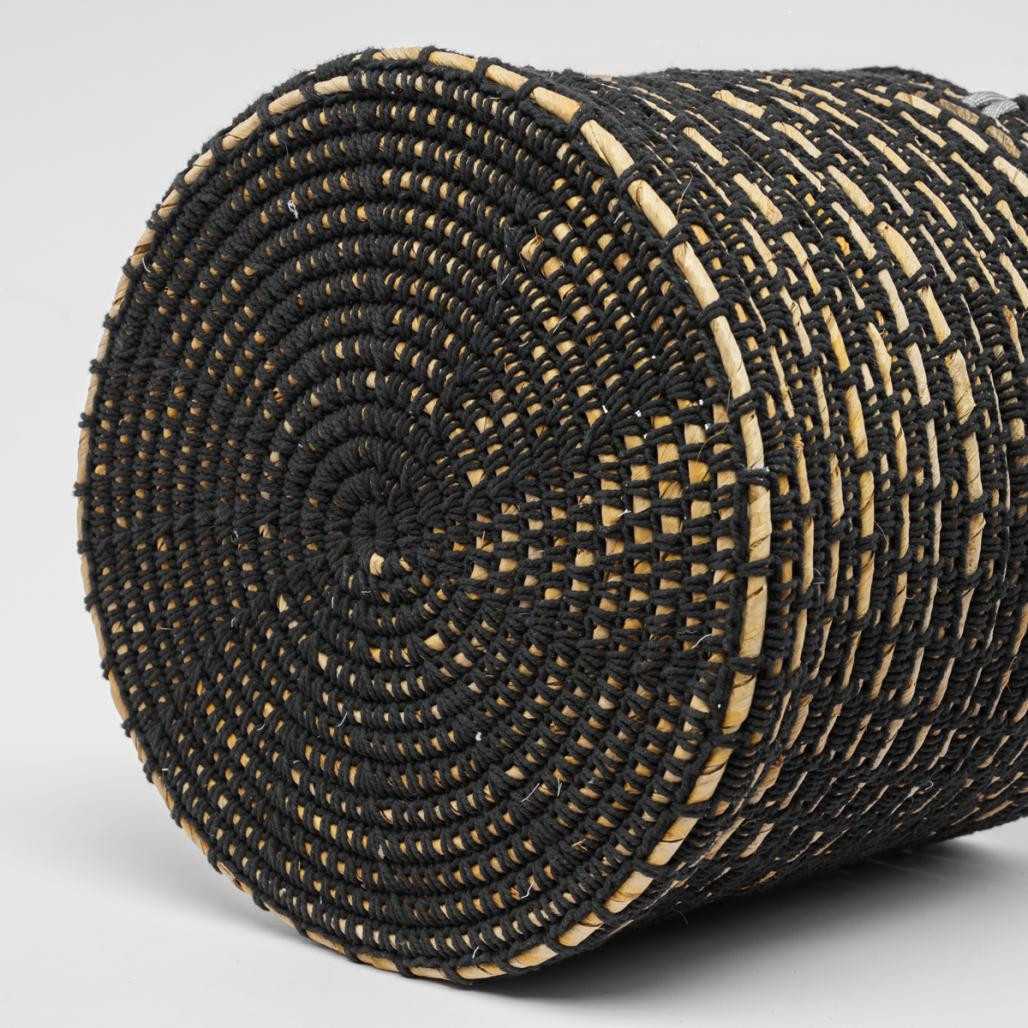 Lot de 2 paniers en fibre végétale XL-M Anaya