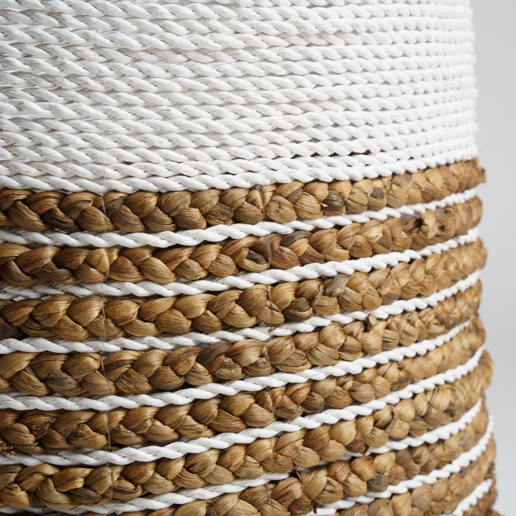 Grand panier tressé en jacinthe d'eau XL Vito Grand panier tressé en jacinthe d'eau XL Vito