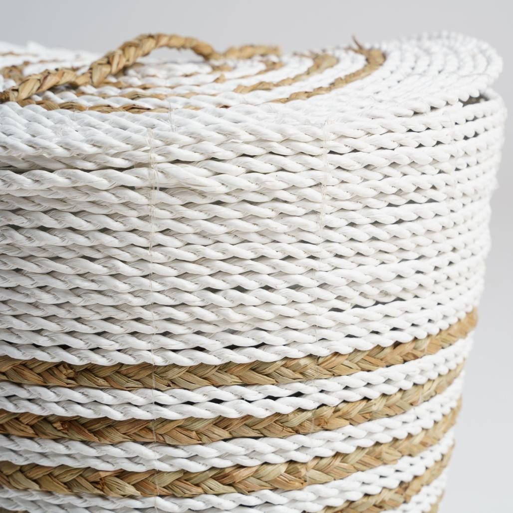 Poubelle salle de bain en jacinthe d'eau Vito