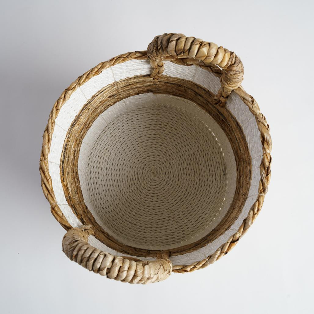 Panier en fibre végétale avec poignées M Unix Panier en fibre végétale avec poignées M Unix