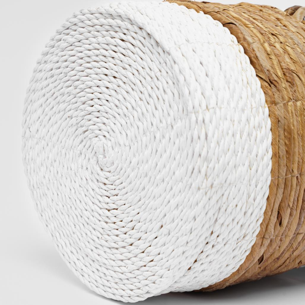 Panier en fibre végétale avec poignées S Unix Panier en fibre végétale avec poignées S Unix