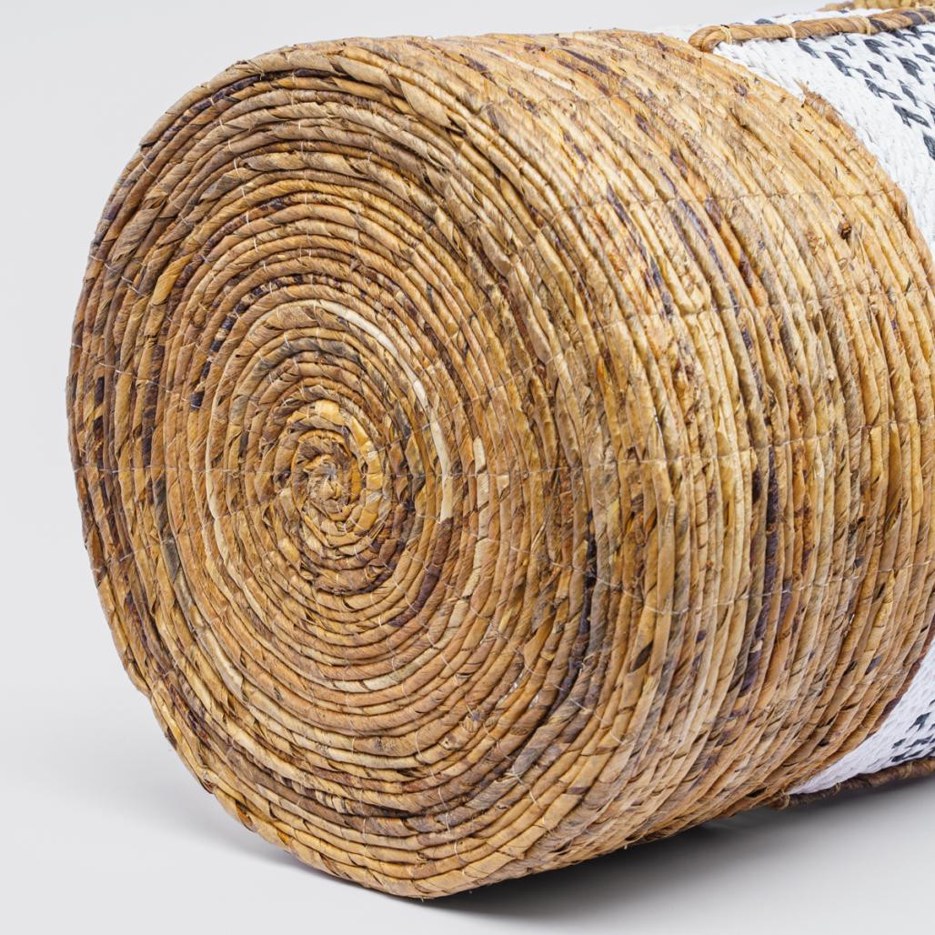 Grand panier avec poignée en fibre végétale XL Sookie