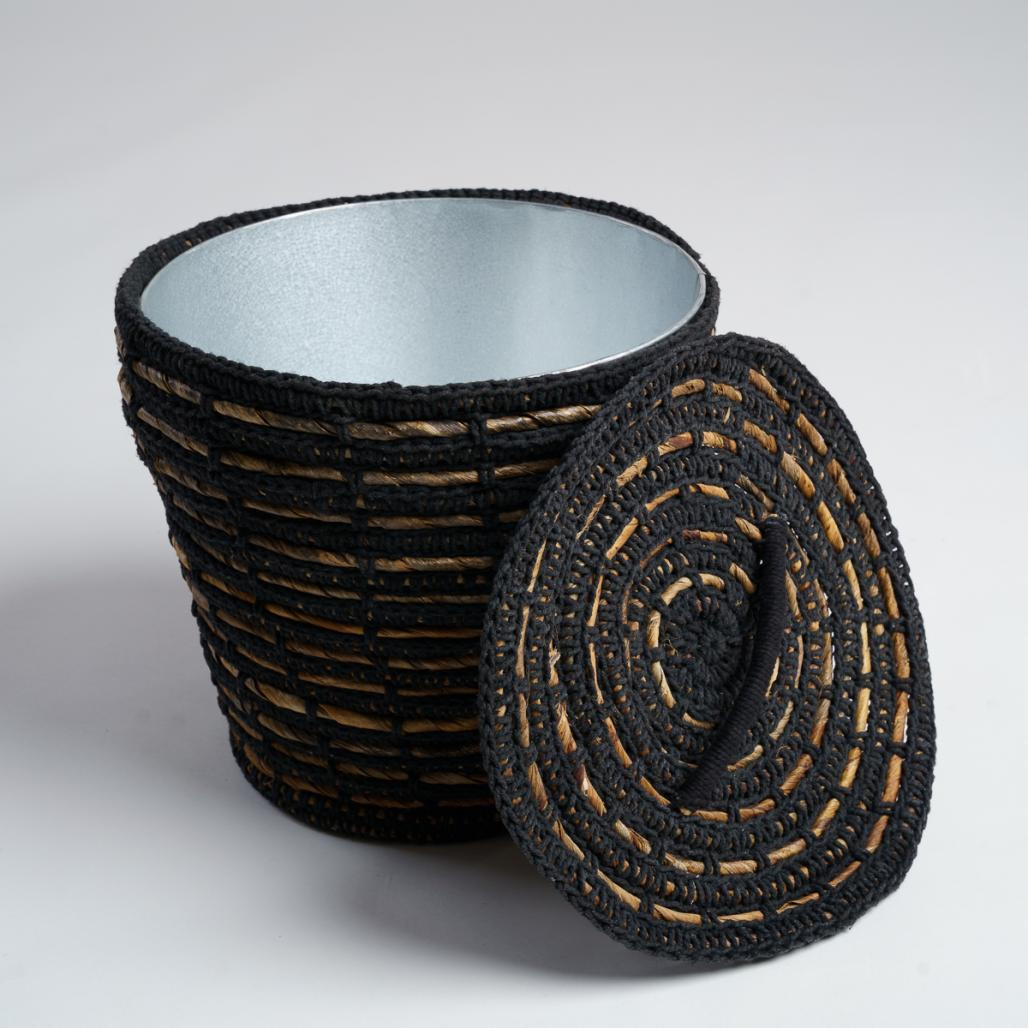 Poubelle de salle de bain avec seau amovible Anaya