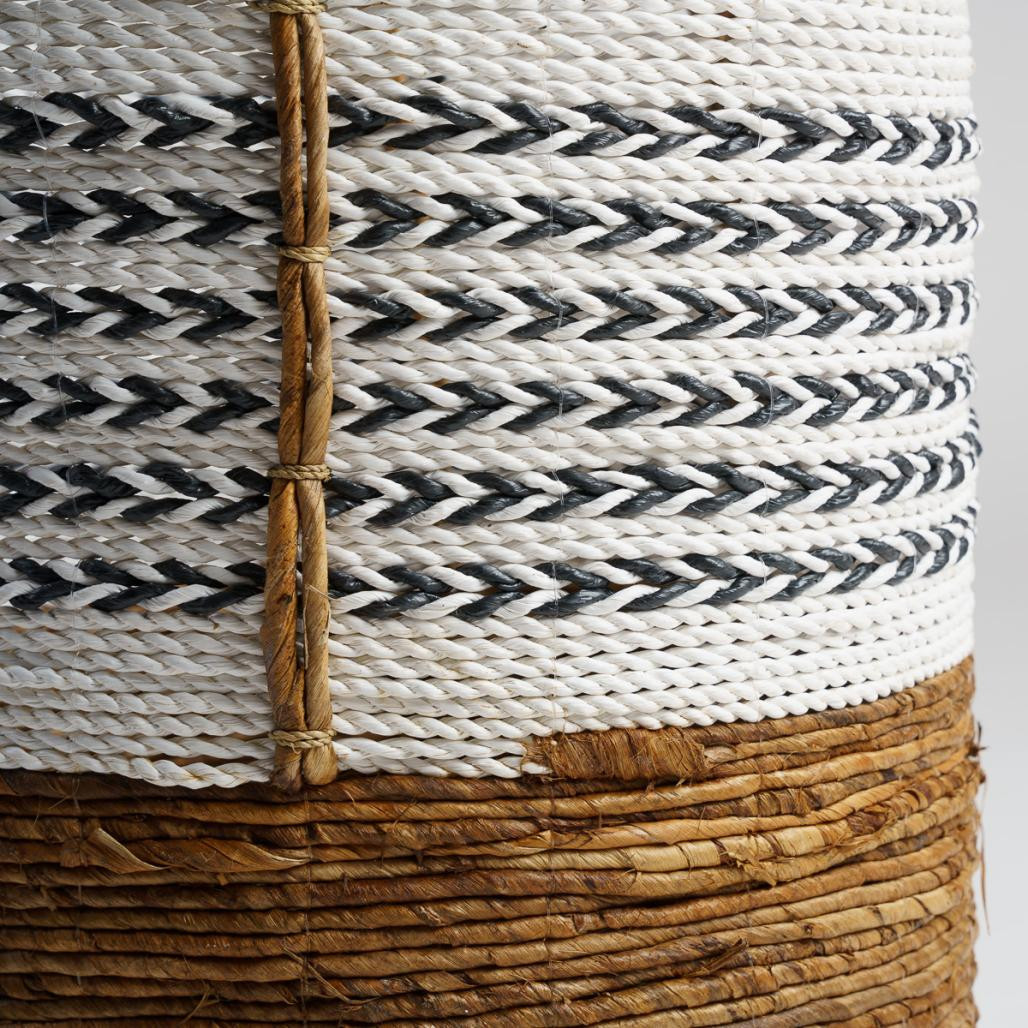 Panier avec poignée en fibre végétale L Sookie