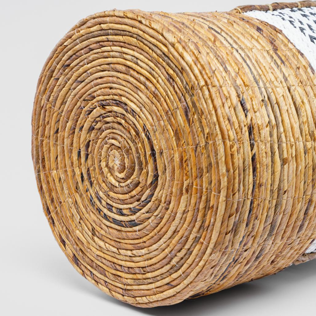 Panier avec poignée en fibre végétale L Sookie