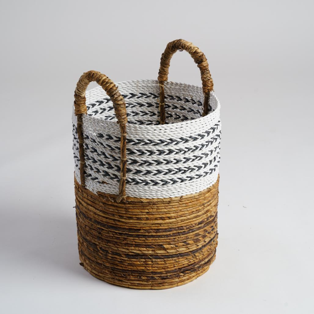 Panier avec poignée en fibre végétale M Sookie Panier avec poignée en fibre végétale M Sookie