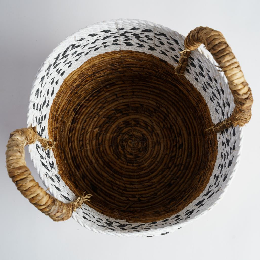 Panier avec poignée en fibre végétale M Sookie Panier avec poignée en fibre végétale M Sookie
