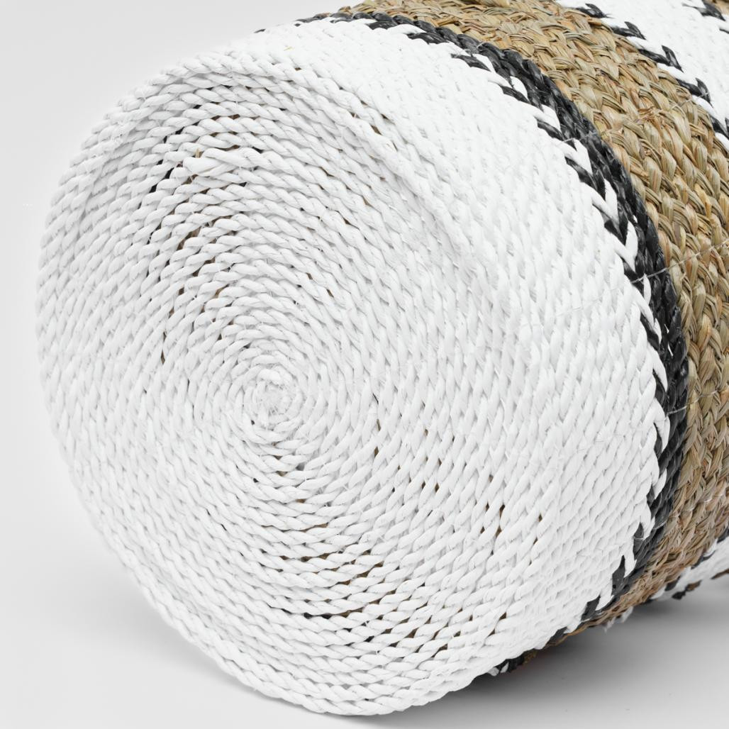 Panier tressé en jacinthe d'eau S Cassi