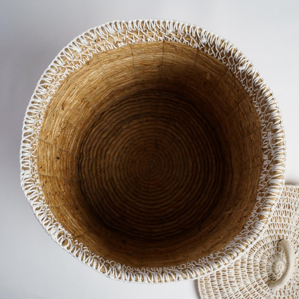 Panier à linge tressé Major H.50 cm