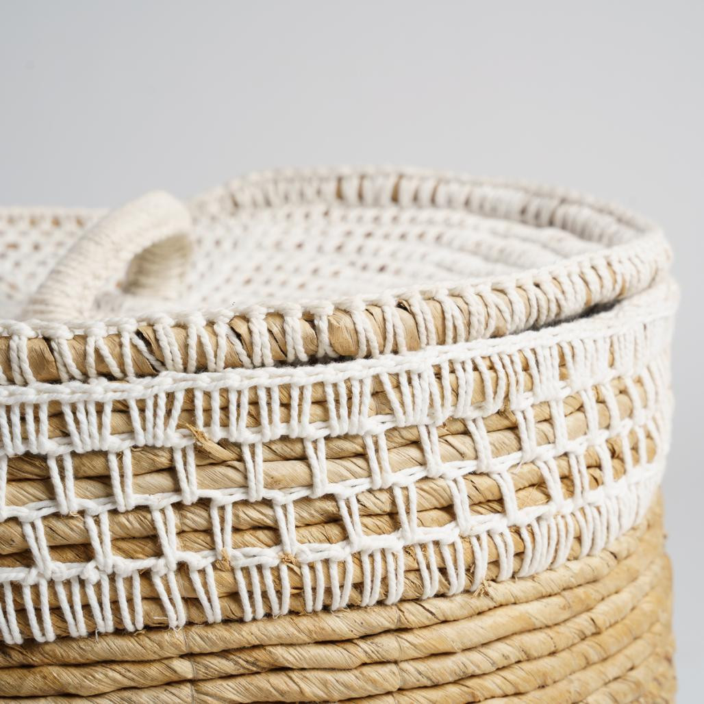 Panier à linge tressé Major H.50 cm