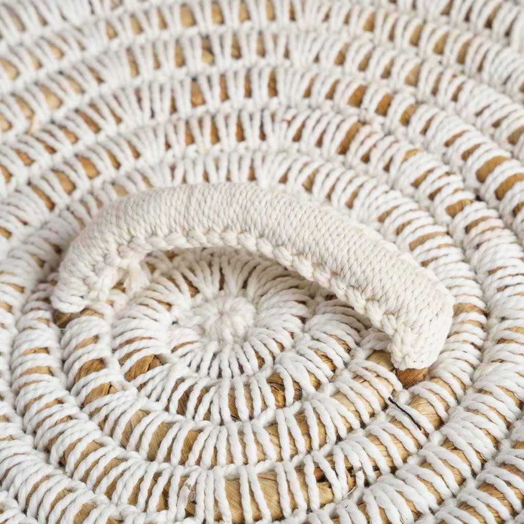 Panier à linge tressé H.40 cm Major