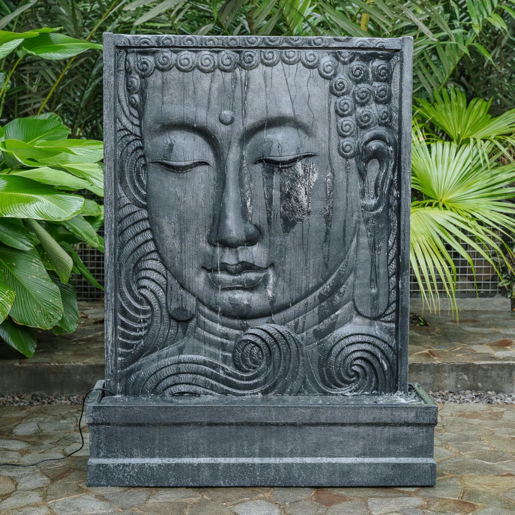 Mur d'eau visage de bouddha 155cm