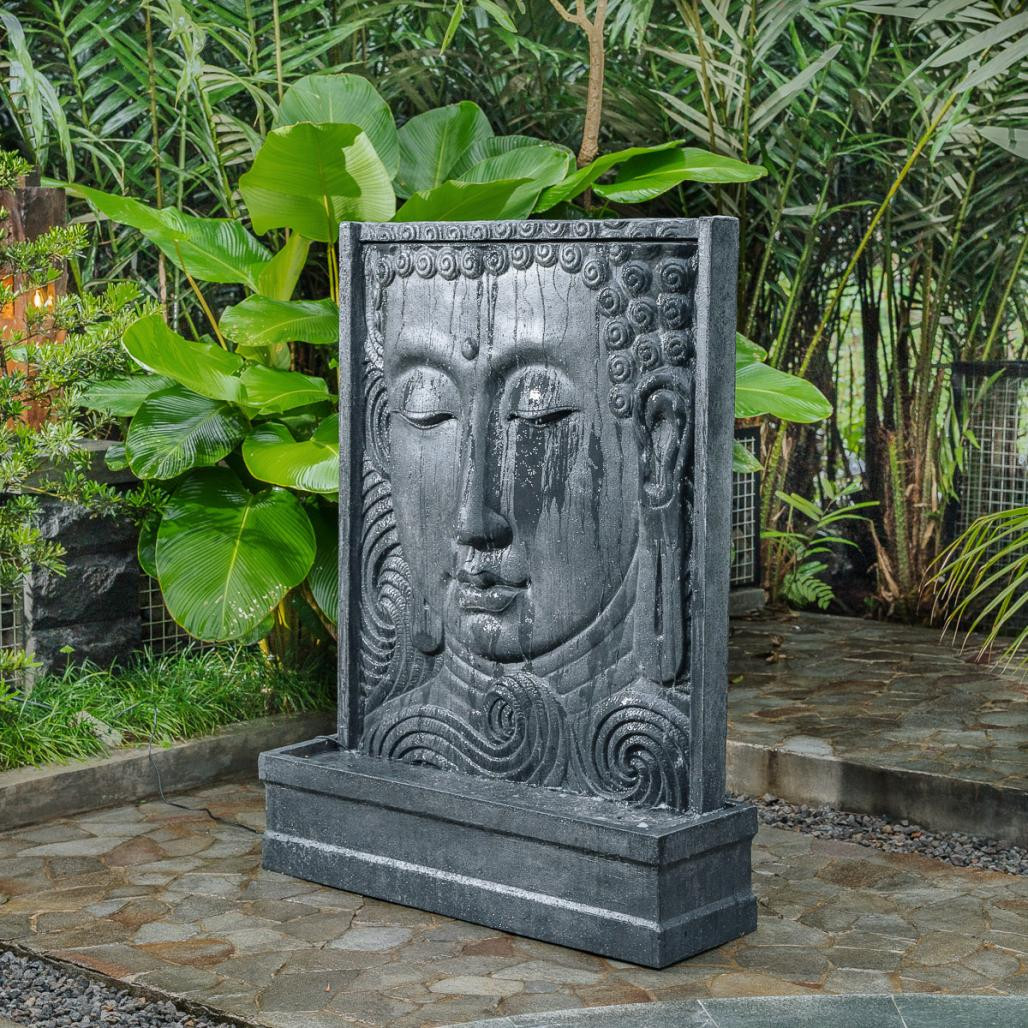 Mur d'eau visage de bouddha 155cm