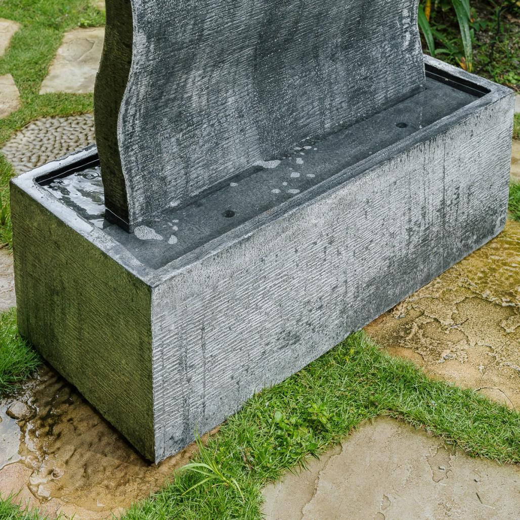 Mur d'eau contemporain vague double face 155cm Mur d'eau contemporain vague double face 155cm
