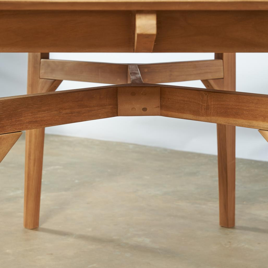 Table de jardin en teck 180 cm Kino Table de jardin en teck 180 cm Kino