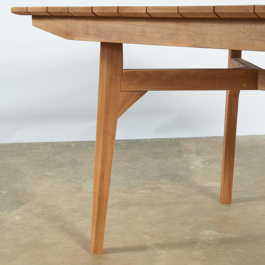 Table de jardin en teck 180 cm Kino Table de jardin en teck 180 cm Kino