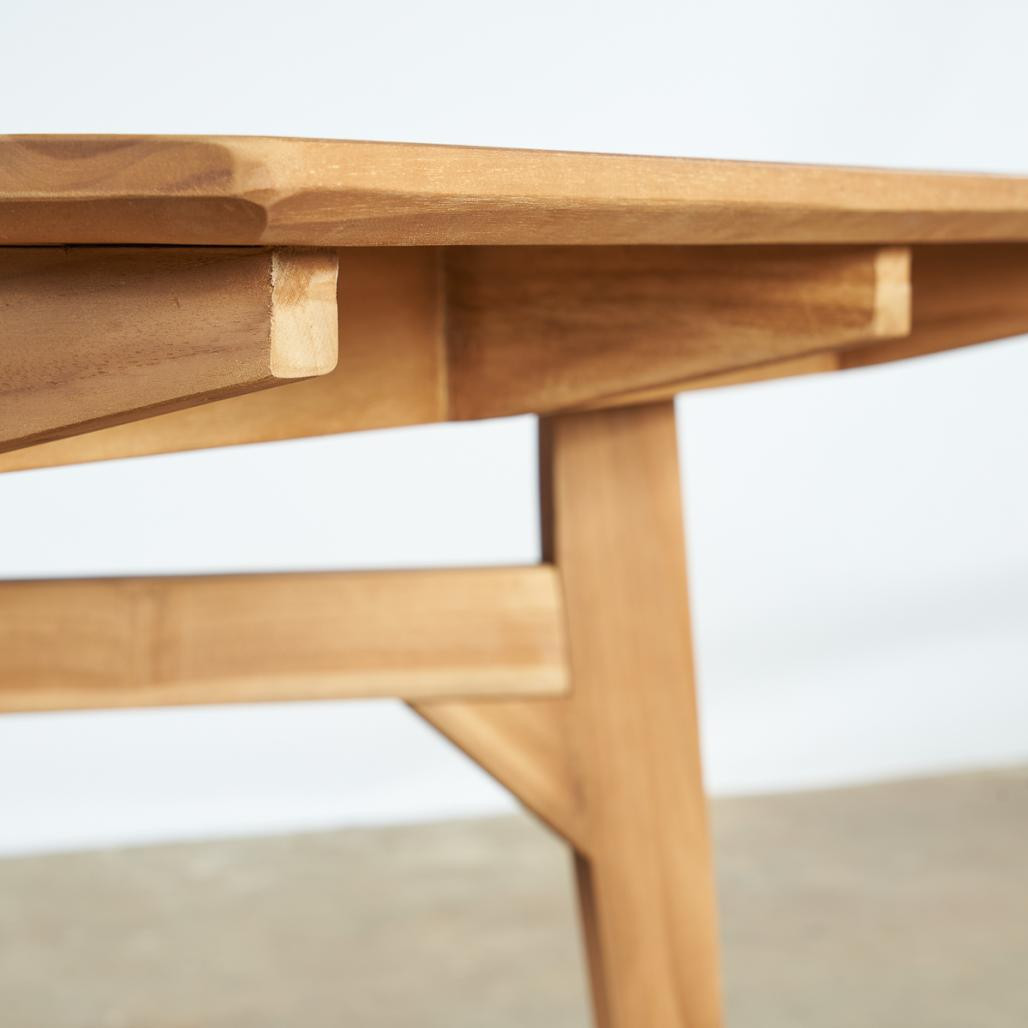 Table de jardin en teck 180 cm Kino Table de jardin en teck 180 cm Kino