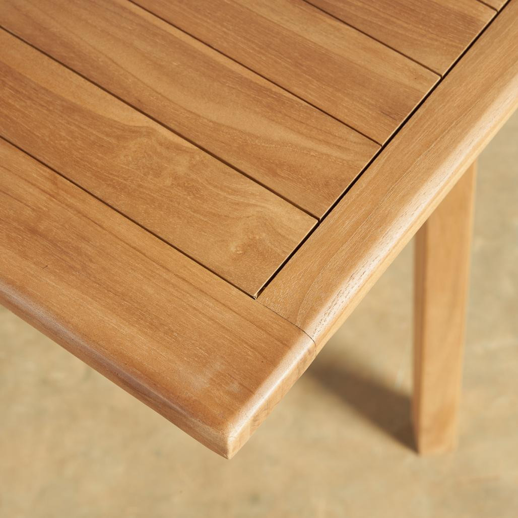 Table de jardin en teck avec rallonge 6/10 pers. Mao Table de jardin en teck avec rallonge 6/10 pers. Mao