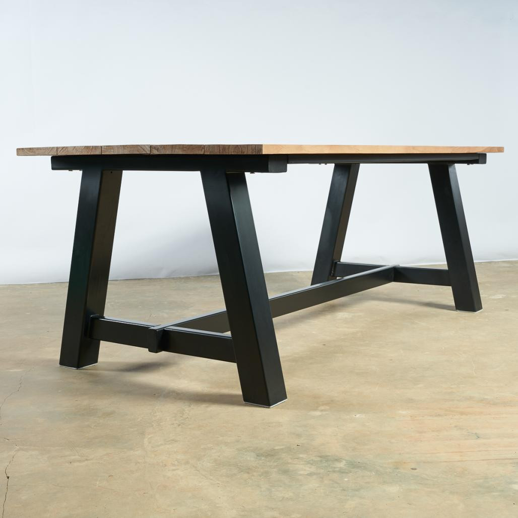 Table de jardin en teck 200 cm Paulo Table de jardin en teck 200 cm Paulo