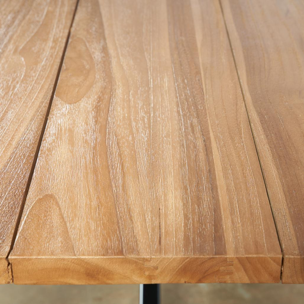 Table de jardin en teck 200 cm Paulo Table de jardin en teck 200 cm Paulo