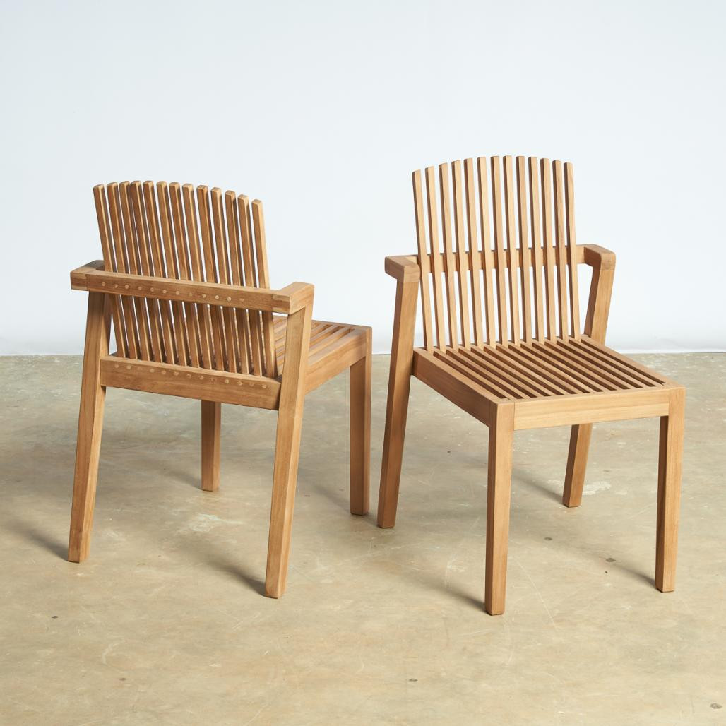 Chaise de jardin en teck massif Imzo Chaise de jardin en teck massif Imzo