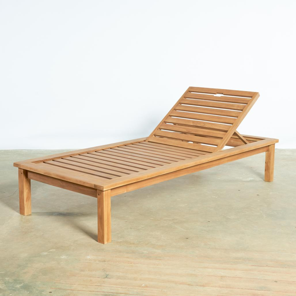 Bain de soleil en teck massif Mamba Bain de soleil en teck massif Mamba