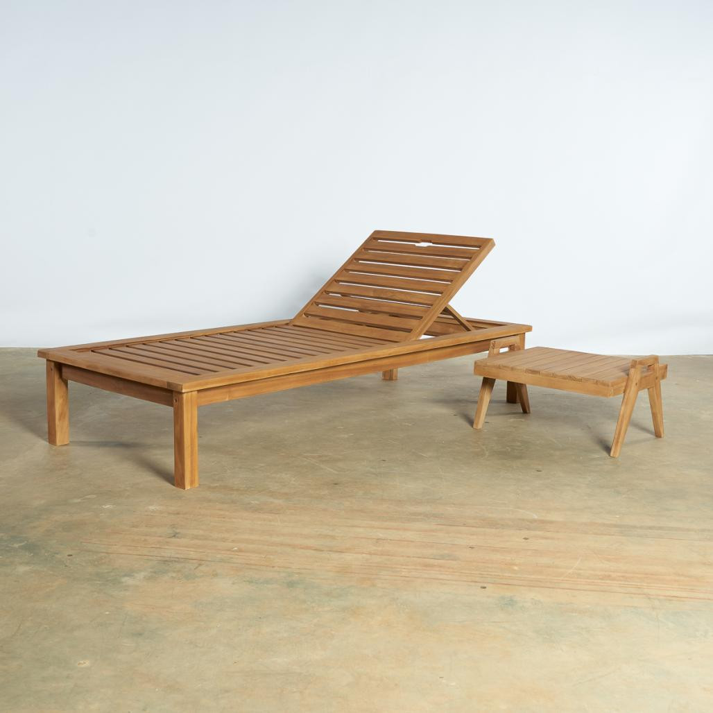 Bain de soleil en teck massif Mamba Bain de soleil en teck massif Mamba