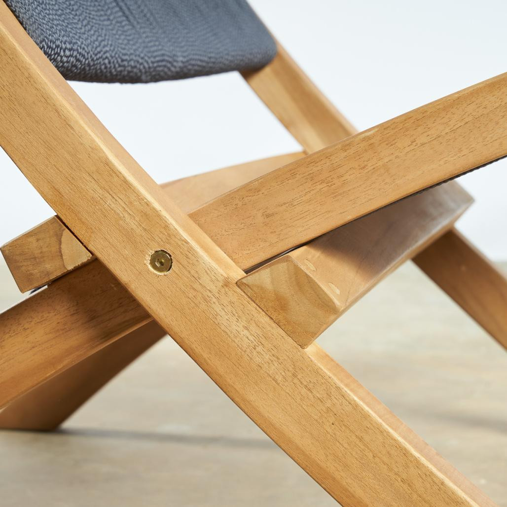 Fauteuil de jardin lounge en corde dark grey Jala Fauteuil de jardin lounge en corde dark grey Jala